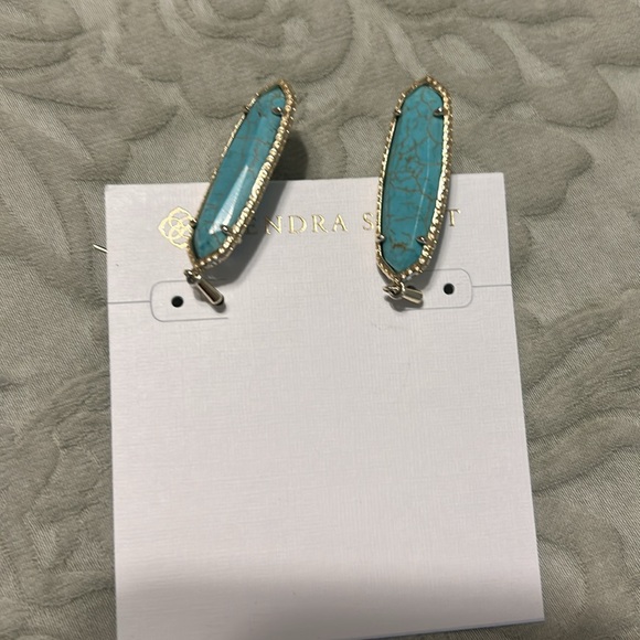 Kendra Scott vintage turquoise earrings - Picture 2 of 2